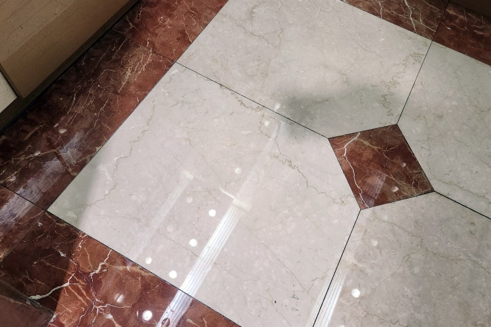 엘리베이터 대리석 연마광택